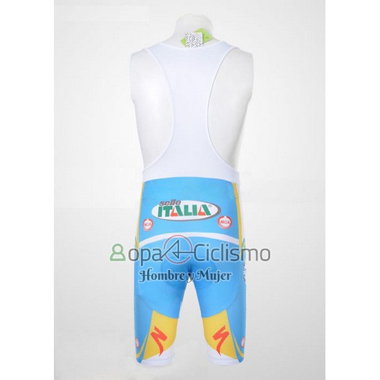 Astana Ropa Ciclismo Culotte Corto 2012 Mangas Cortas Azul Claro
